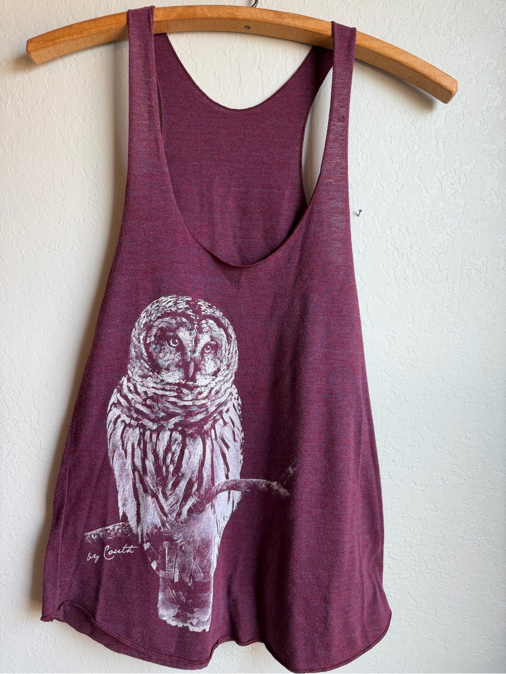 Owl Print Racerback Tank